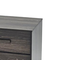 طولة سرير جانبية خشب بني غامق 45×40 سم