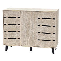 دولاب متعدد الاستخدام خشبي بيج 120 سم