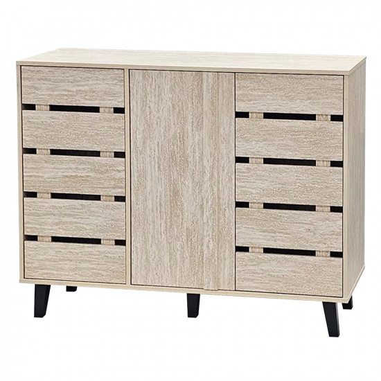 دولاب متعدد الاستخدام خشبي بيج 120 سم