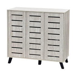 دولاب متعدد الاستخدام خشبي رمادي 103 سم