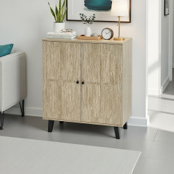 دولاب متعدد الاستخدام خشبي بيج 80 سم