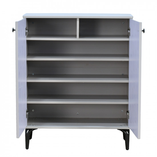 دولاب متعدد الاستخدام خشبي رمادي 80 سم دولاب متعدد الاستخدام خشبي رمادي 80 سم