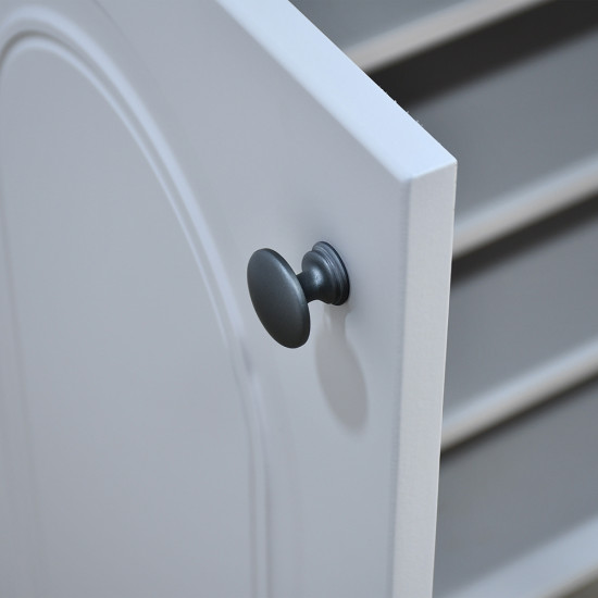 دولاب متعدد الاستخدام خشبي رمادي 80 سم دولاب متعدد الاستخدام خشبي رمادي 80 سم