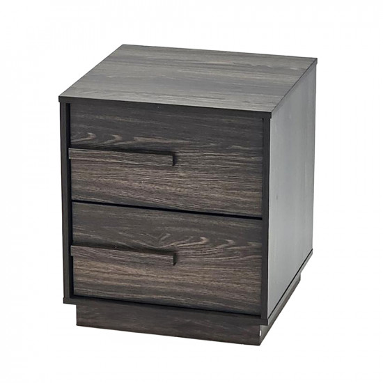 طولة سرير جانبية خشب بني غامق 45×40 سم