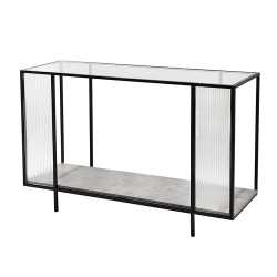 مدخل استقبال مودرن خشب مع سطح زجاجي