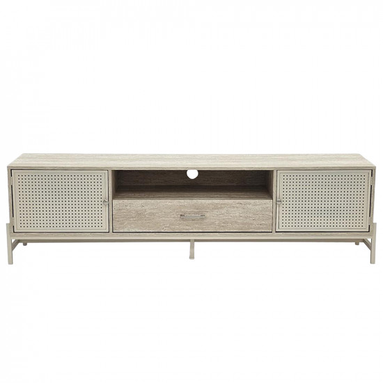 وحدة تلفاز خشبية مودرن بيج 180 سم