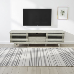 وحدة تلفاز خشبية رمادي 160 سم وحدة تلفاز خشبية رمادي 160 سم