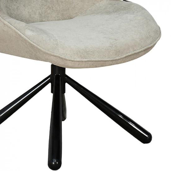 كرسي دوار عصري مع قماش قابل للأزالة بيج كرسي دوار عصري مع قماش قابل للأزالة بيج