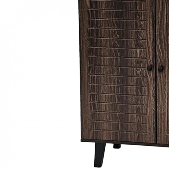 دولاب متعدد الاستخدام خشبي بني 80 سم