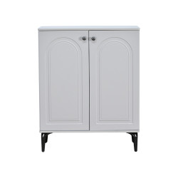 دولاب متعدد الاستخدام خشبي رمادي 80 سم