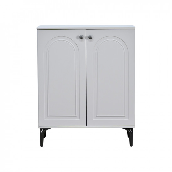 دولاب متعدد الاستخدام خشبي رمادي 80 سم دولاب متعدد الاستخدام خشبي رمادي 80 سم