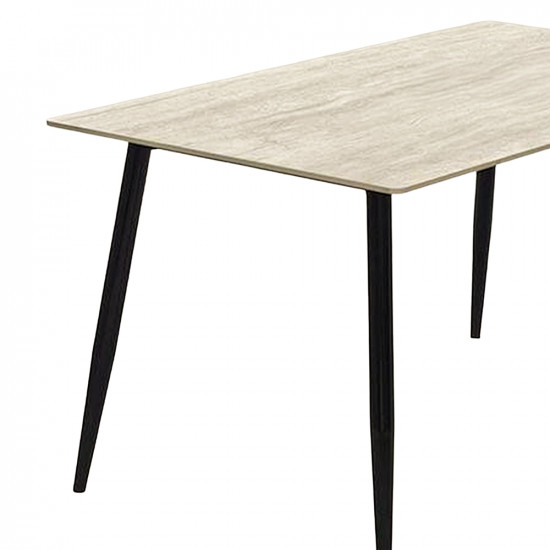 طاولة طعام مفرد خشبية 80×140 سم