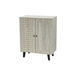 دولاب متعدد الاستخدام خشبي رمادي 80 سم