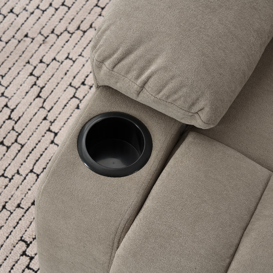 كرسي استرخاء هزاز دوار قماش كوفي كرسي استرخاء هزاز دوار قماش كوفي