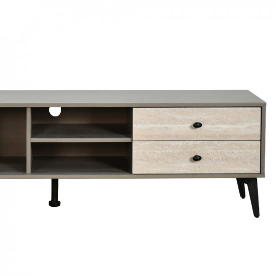 وحدة تلفاز مودرن خشبية 160 سم