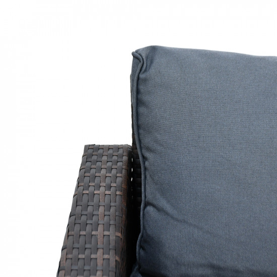 جلسة خارجية 6 مقاعد بطاولات مع تخزين رمادي جلسة خارجية 6 مقاعد بطاولات مع تخزين رمادي