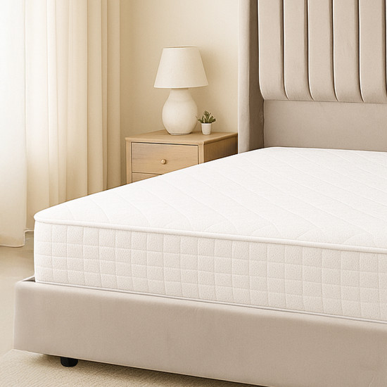 سرير خشبي بتنجيد مخملي عصري 180×200سم