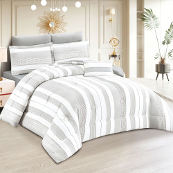 مفرش ميكروفايبر وقطن 8 قطع نفرين