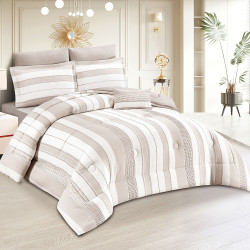 مفرش ميكروفايبر وقطن 8 قطع نفرين