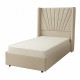 سرير خشبي بتنجيد مخملي عصري 90×190 سم سرير خشبي بتنجيد مخملي عصري 90×190 سم