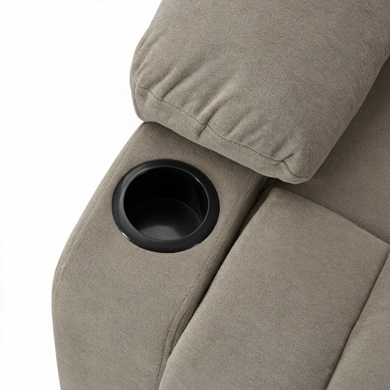 كرسي استرخاء هزاز دوار قماش كوفي كرسي استرخاء هزاز دوار قماش كوفي