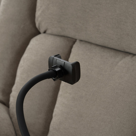 كرسي استرخاء هزاز دوار قماش كوفي كرسي استرخاء هزاز دوار قماش كوفي