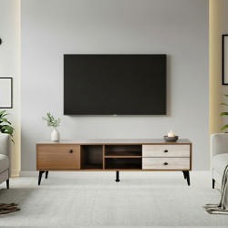 وحدة تلفاز مودرن خشب 160 سم وحدة تلفاز مودرن خشب 160 سم