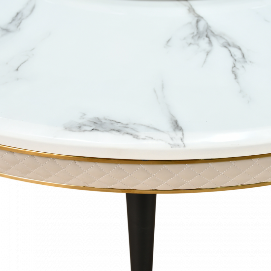 طاولة طعام رخام مع أرجل معدنية 10كرسي طاولة طعام رخام مع أرجل معدنية 10كرسي