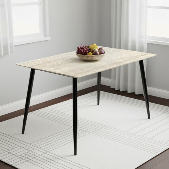 طاولة طعام مفرد خشبية 80×140 سم