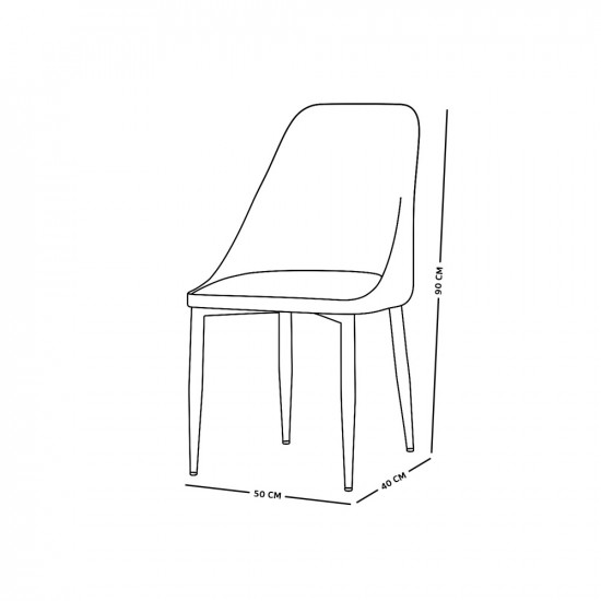 كرسي مفرد مودرن جلد مع أرجل معدنية رمادي