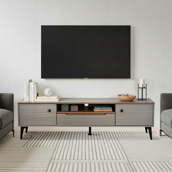وحدة تلفاز مودرن خشب 160 سم وحدة تلفاز مودرن خشب 160 سم