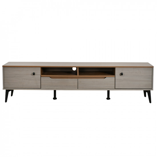 وحدة تلفاز مودرن خشبية 180 سم