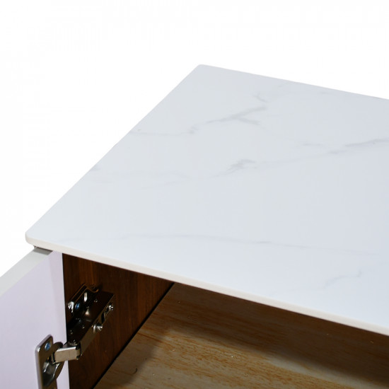 دولاب متعدد الاستخدام خشب بسطح سيراميك 80 سم