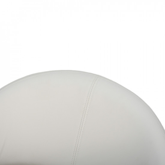 كرسي مفرد مودرن جلد بأرجل معدنية رمادي فاتح كرسي مفرد مودرن جلد بأرجل معدنية رمادي فاتح