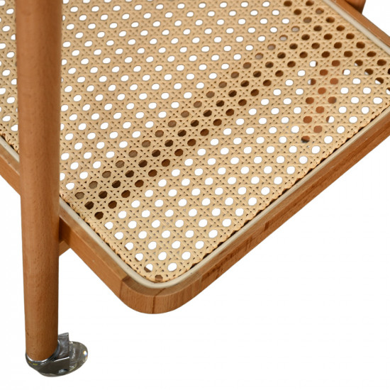 عربة تقديم مودرن خشب 2 دور بسطح زجاجي عربة تقديم مودرن خشب 2 دور بسطح زجاجي