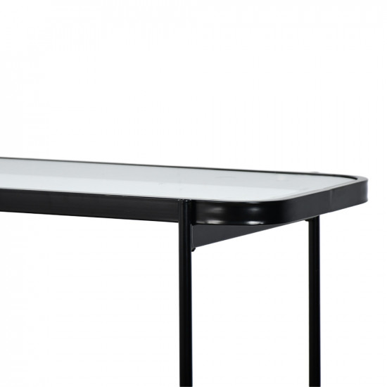 مدخل استقبال 2 دور خشب بسطح زجاجي 120 سم مدخل استقبال 2 دور خشب بسطح زجاجي 120 سم