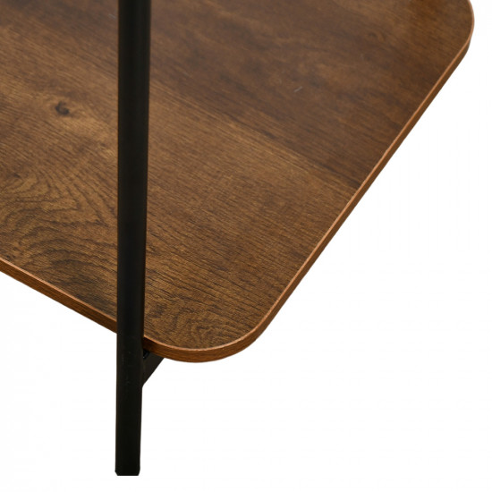 مدخل استقبال 2 دور خشب بسطح زجاجي 120 سم مدخل استقبال 2 دور خشب بسطح زجاجي 120 سم