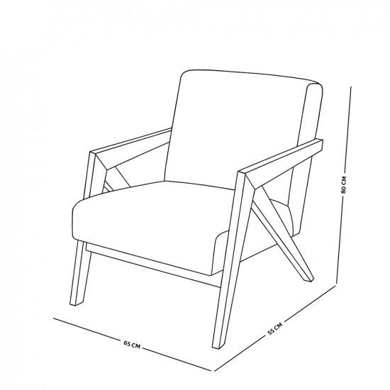 كرسي مفرد فخم تصميم مودرن بأرجل خشبية كرسي مفرد فخم تصميم مودرن بأرجل خشبية