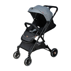 عربة أطفال قابلة للطي قماش بهيكل معدني