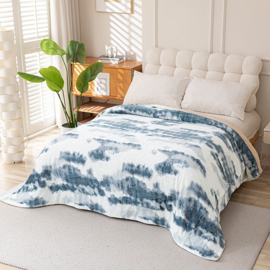 بطانية نيوم فرو فاخرة بملمس مخملي 200×230 سم