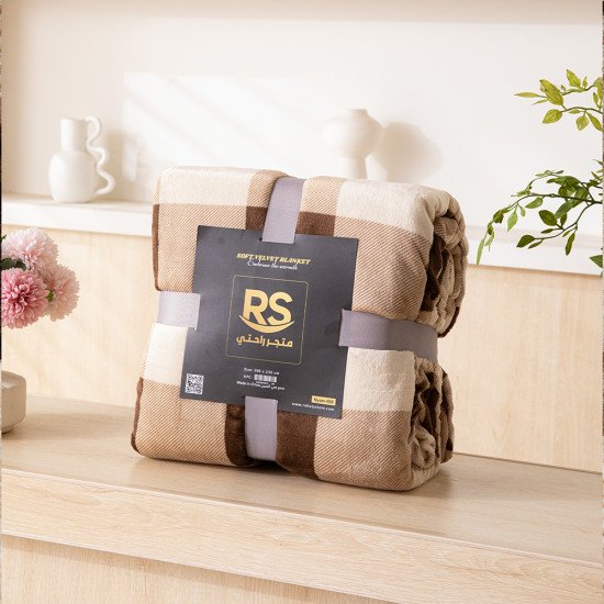 بطانية نيوم فرو فاخرة بملمس مخملي 200×230 سم