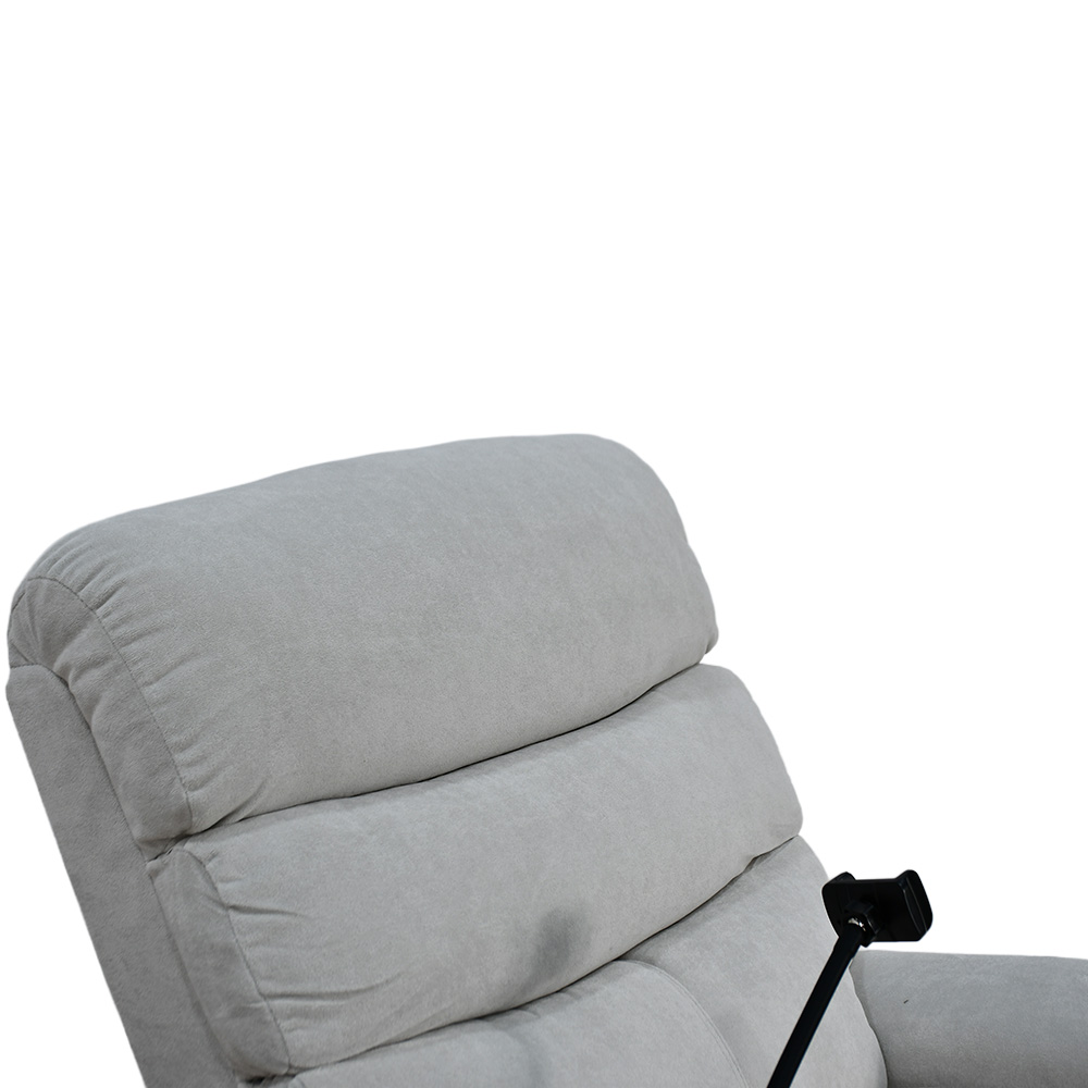 كرسي استرخاء هزاز دوار قماشي بحامل جوال