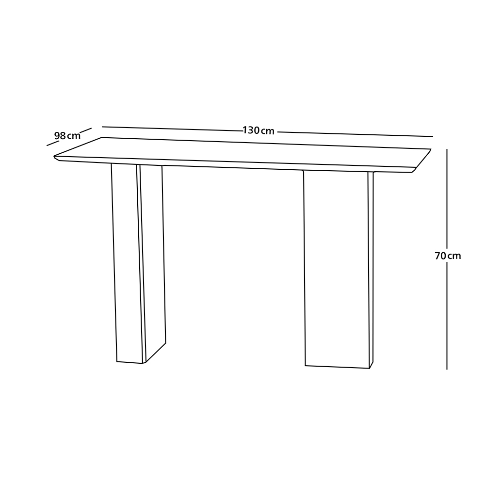 مدخل استقبال خشب 130 سم