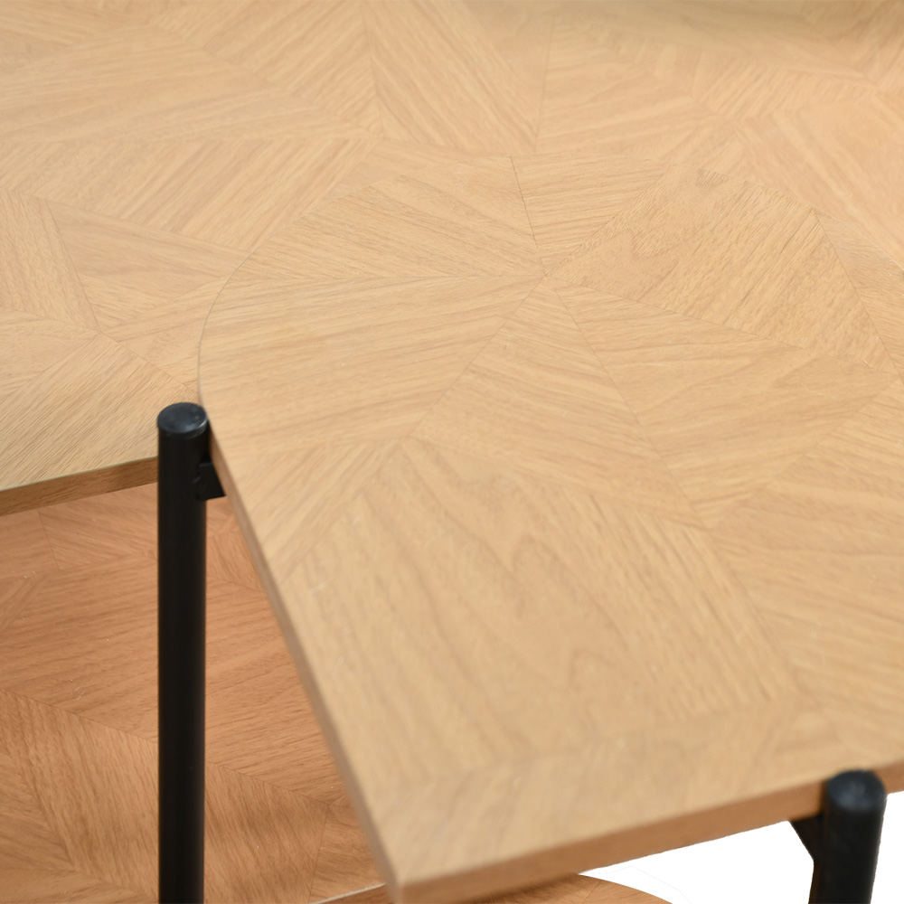 طقم طاولات خدمة خشبي