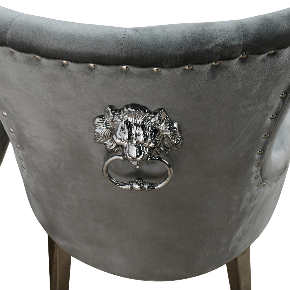 طاولة طعام فاخرة رخام بأرجل معدنية