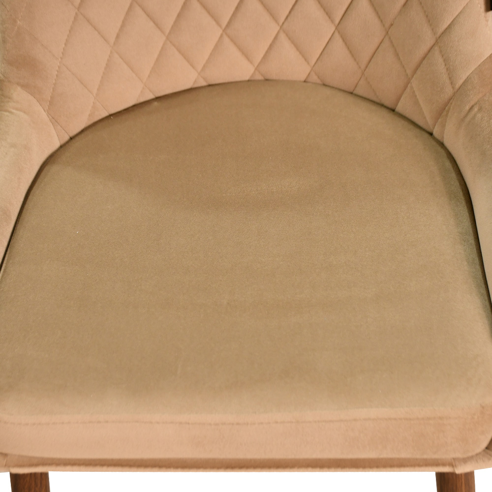 طاولة طعام رخام مع أرجل خشبية