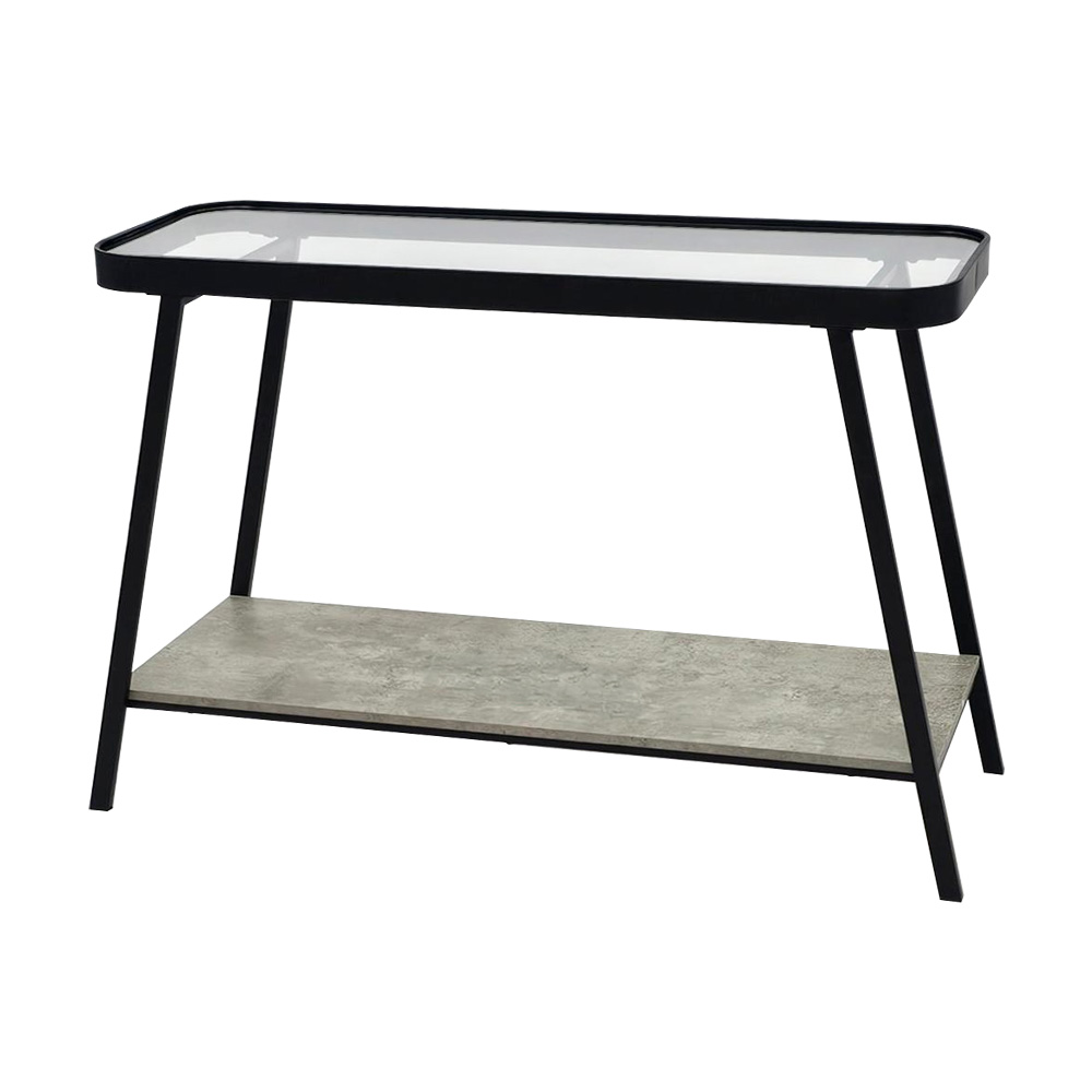 مدخل استقبال 2 دور سطح زجاجي بهيكل معدني