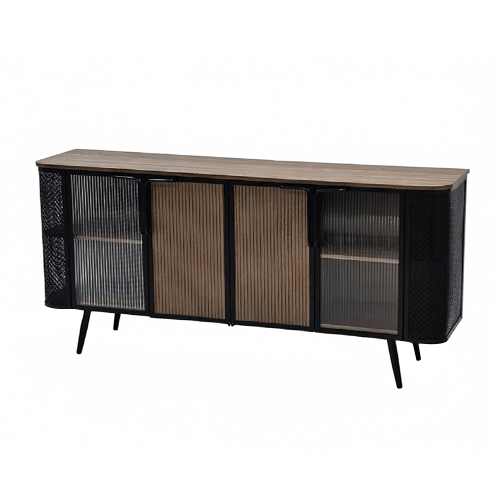 دولاب بوفيه صالة مودرن خشبي