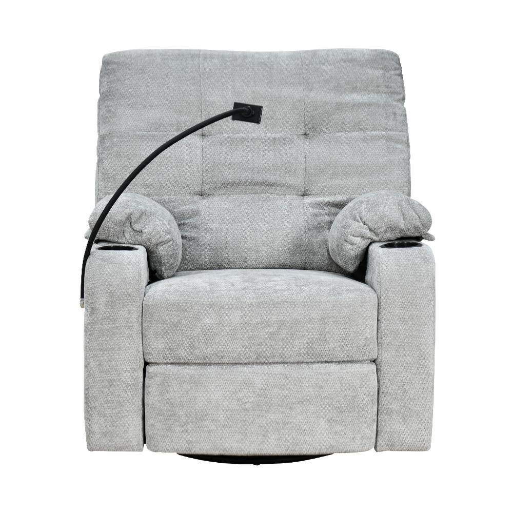 كرسي استرخاء هزاز دوار مع حامل جوال