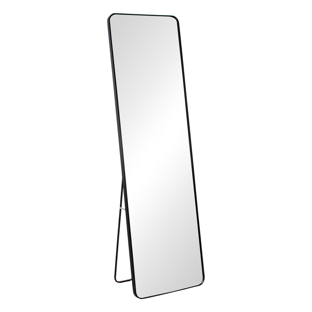 مرآة استاند بإطار معدني أسود